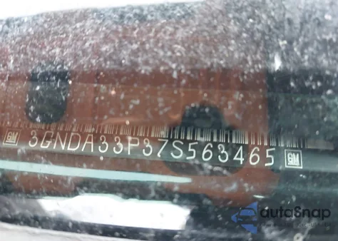 2007 Chevrolet Hhr Lt из США, поврежденный, VIN 3GNDA33P37S563465